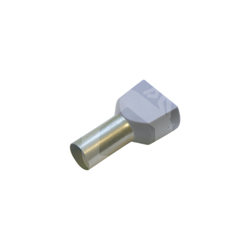 Dvigubas kabelio antgalis 4 mm², 100 vnt.