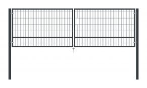 Vartai, 5 mm segmento užpildu, dviveriai, 4000x1200 mm, LOCINOX