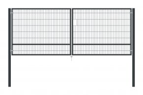 Vartai, 5 mm segmento užpildu, dviveriai, 4000x1700 mm, LOCINOX