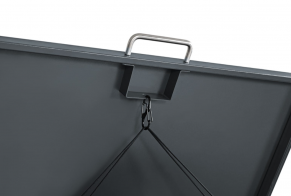 Dvivietė šiukšlių konteinerio pastogė MIKKO, pilka / medžio imitacija