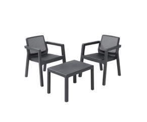 Dvivietis lauko baldų komplektas EMILY