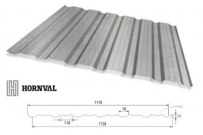 Trapecveida profils E-18 plus MAX (fasādes)