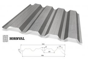 Trapecveida profils E-55 MAX (fasādes)