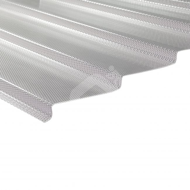 MK PC DIAMOND TILE EFFECT čerpinė polikarbonato danga, 9°, skaidri, 2, 3 m