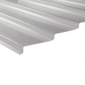 MK PC DIAMOND TILE EFFECT čerpinė polikarbonato danga, 9°, skaidri, 2, 3 m