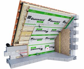 Garo izoliacinė plėvelė Eurovent CLIMA 85 gr/m², 1,5 m x 50 m = 75 m²