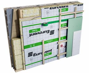 Garo izoliacinė plėvelė Eurovent CLIMA 85 gr/m², 1,5 m x 50 m = 75 m²
