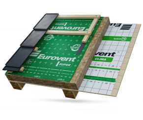 Tvaika izolācijas plēve Eurovent CLIMA 85 g/m², 1,5 m × 50 m = 75 m²