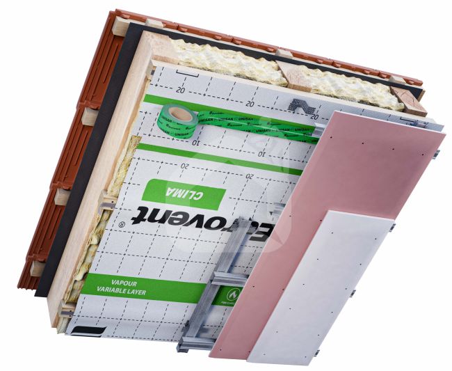 Tvaika izolācijas plēve Eurovent CLIMA 85 g/m², 1,5 m × 50 m = 75 m²