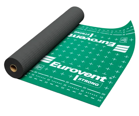 Difuzinė plėvelė Eurovent STRONG 160 gr./m², 1,5 m. x 50 m. = 75 m²