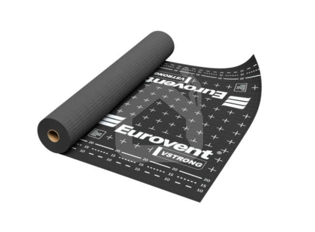 Difuzinė plėvelė Eurovent STRONG 160 gr./m², 1,5 m. x 50 m. = 75 m²