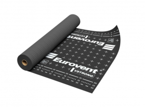 Difuzinė plėvelė Eurovent STRONG 160 gr./m², 1,5 m. x 50 m. = 75 m²
