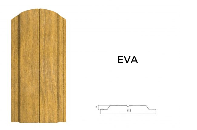 Tvoralentės DIJA, DIJA+, EVA, 0,45 mm, Auksinis ąžuolas/RAL8003
