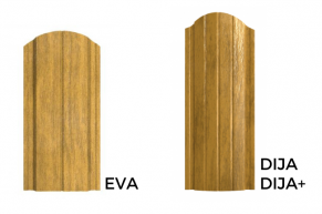 Tvoralentės DIJA, DIJA+, EVA, 0,45 mm, Auksinis ąžuolas/RAL8003