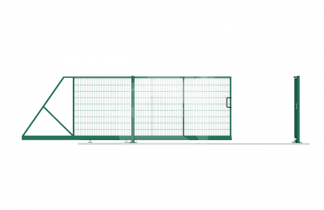 Stumdomi segmentiniai vartai su 2D užpildu, 5000x1500 mm