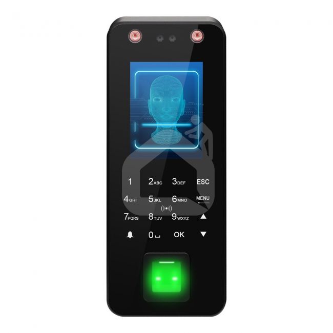 Veido atpažinimo telefonspynė SmartHome su piršto antspaudo skaitytuvu