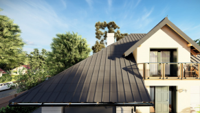 Fibrodah banguoti lakštai MODERN, grafito, 625x1166x6,2 mm