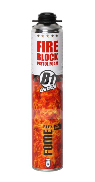 Montavimo putos FOME FLEX Fire Block Pistol Foam EU, 750ml