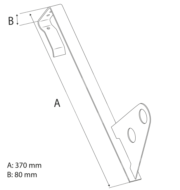 Laikiklis sniego užtvarai Eurovent FIX TUBE DB-DC LONG