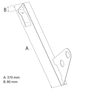 Laikiklis sniego užtvarai Eurovent FIX TUBE DB-DC LONG