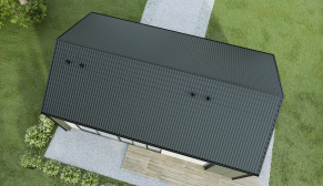 Modulinė čerpė Flamenco H2, 0,45 mm