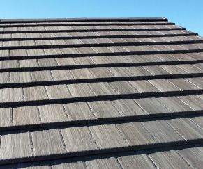 Tejas Borja Flat-10 Weathered Cedar čerpės