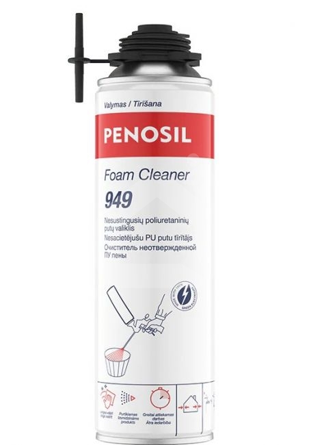 Nesustingusių putų valiklis, Penosil Foam Cleaner 949, 500 ml