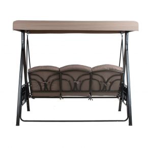 Trivietė sūpynė FRANCO su stogeliu, 200x112x178 cm