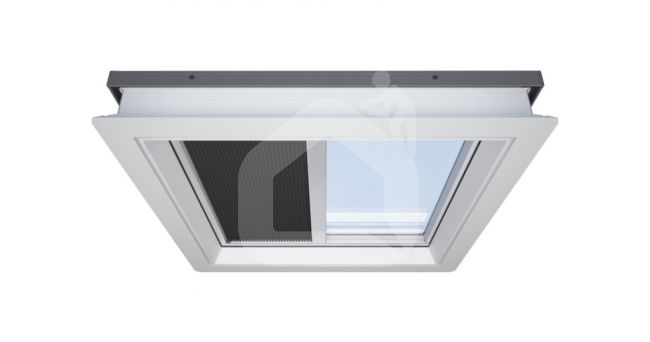 Elektrinės žaliuzės RoofLITE+ FSA plokštiems stogams, juodos