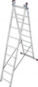 KRAUSE universalios aliuminės kopėčios (3x9 pakopų) 030399