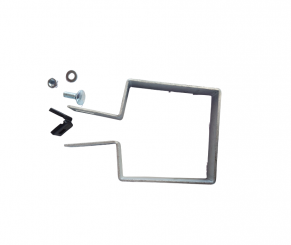 Skava segmentam 100x100x3 mm, aizmugurējā, karsti cinkota, NEMONTĒTA