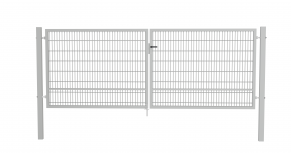 Vartai, 5 mm segmento užpildu, dviveriai, 4000x1700 mm