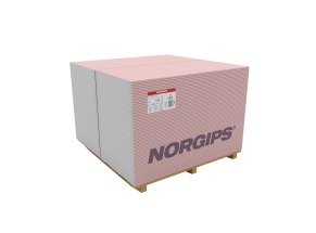 Priešgaisrinė gipso kartono plokštė NORGIPS Q GKF 12,5 mm, DF tipas