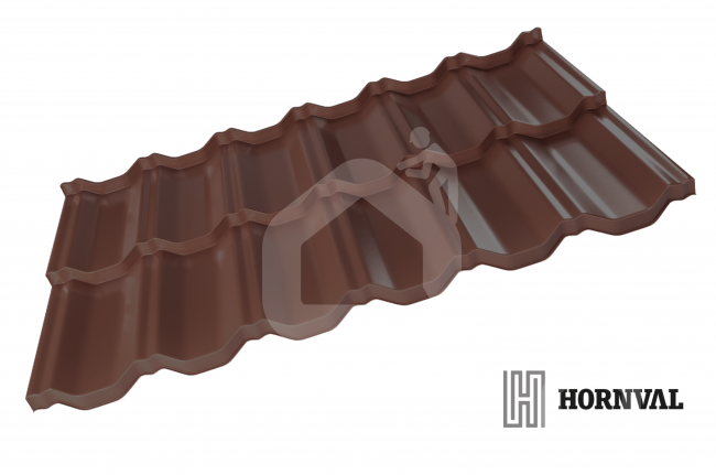 Modulinė čerpė Flamenco H2, Super Gloss RAL8017