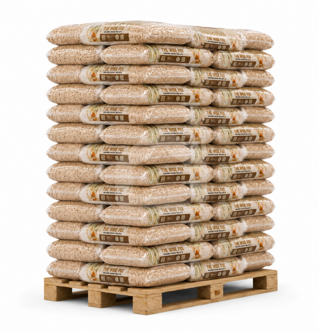 Medienos granulės The Wise fox, 6 mm, 70 vnt. – 1050 kg, (privatiems asmenims)