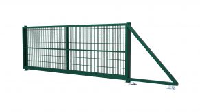 Bīdāmie vārti 4000x1500 mm ar 2D segmenta pildījumu 6/5/6, UNIVERSĀLI