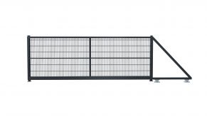 Bīdāmie vārti 5000x1500 mm ar 2D segmenta pildījumu 6/5/6, UNIVERSĀLI