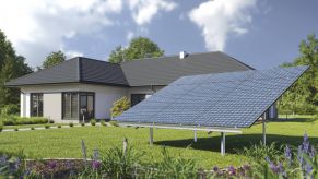Antžeminė saulės elektrinė 6kW komplektas su montavimu