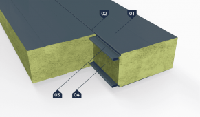 Sienų daugiasluoksnė plokštė GS MW QA CH