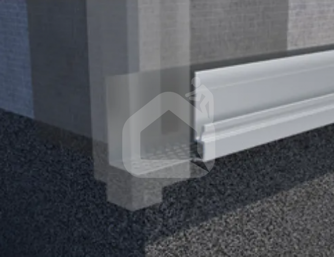 Hardie Plank VL pradžios profilis, aliuminis, 3 m, James Hardie