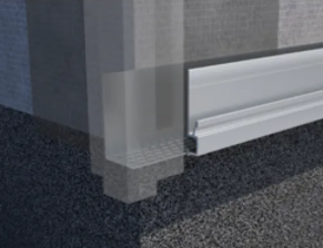 Hardie Plank VL pradžios profilis, aliuminis, 3 m, James Hardie