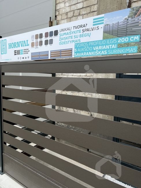 Modulinės tvoros segmentas 1200x2000 mm, HORNVAL