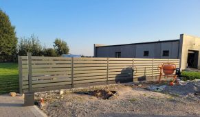 Modulinės tvoros segmento apatinė dalis 200x2000 mm, HORNVAL