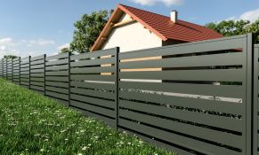 Modulinės tvoros segmento apatinė dalis 200x2000 mm, HORNVAL