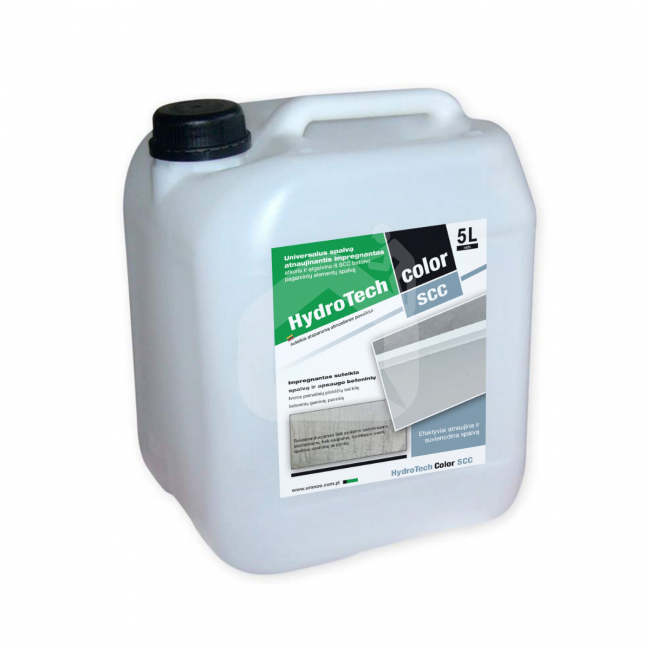 Impregnantas pamatams, HydroTech Color SCC, baltas, 5 l