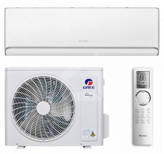 Šilumos siurblys oras-oras Gree Airy White 5,3/5,6 kW, kompl.