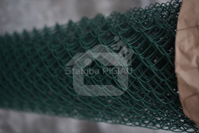 Tvoros tinklas, pintas, 1800 mm, 50x50 mm, ø1,9/3,5 mm, 10 m, RAL6005
