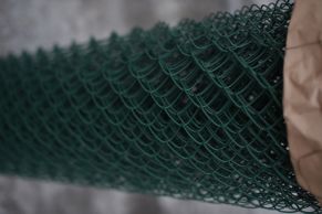 Tvoros tinklas, pintas, 1500 mm, 50x50 mm, ø1,9/3,5 mm, 10 m, RAL6005