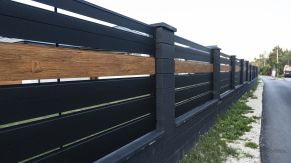 Modulinės tvoros segmento apatinė dalis 300x2000 mm, HORNVAL