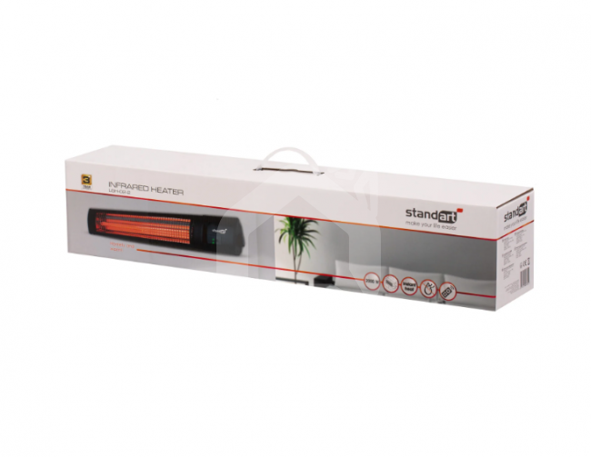Infraraudonųjų spindulių šildytuvas Standart LGH-02-2, 2 kW